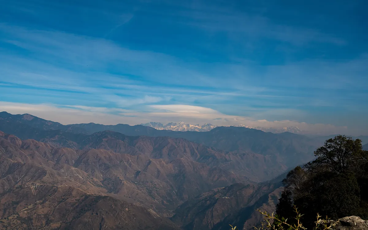 View over the Doon valley near Dehradun
